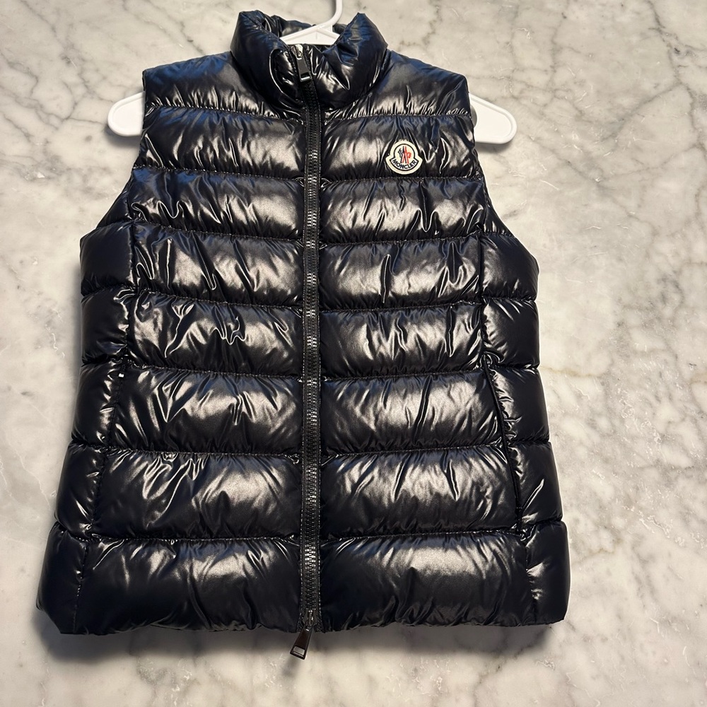 Moncler Ghany Down Vest Black